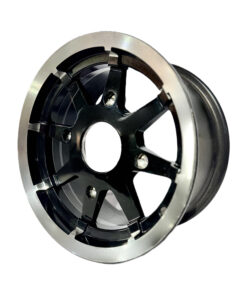 Alternative view of RIN PARA CUATRIMOTO 12X6 EN BARRENACION 4-156 PARA RZR POLARIS COLOR BLACK