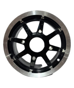 RIN PARA CUATRIMOTO 12X6 EN BARRENACION 4-156 PARA RZR POLARIS COLOR BLACK